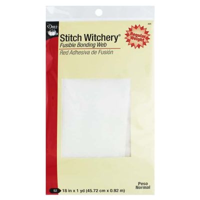 Dritz Regular Weight Stitch Witchery Fusible Web 18 x 36 Sheet by  Manhattan Wardrobe Supply