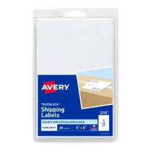 Avery 4 x 6 Adhesive Shipping Labels - 20 ct.