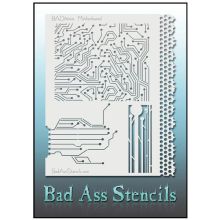 Bad Ass Stencils - Cracks & Jags |MWS