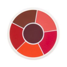  Ben Nye Blush + Contour Creme Rouge Wheel-6 Color - Brights