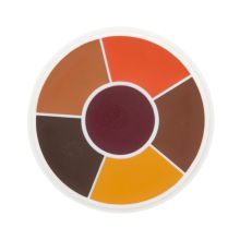 Ben Nye Creme Contour Wheel 6 Color-Dark Brown