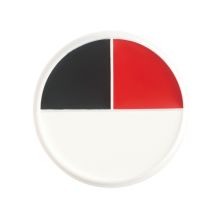 Ben Nye Creme Character Wheel-3 Color-Red / White / Black | MWS