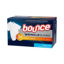Bounce Wrinkle Guard Dryer Sheets - Outdoor Fresh - 20 ct. | MWS