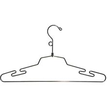 Chrome Notched Lingerie Hanger with salesman loop - 16" by Manhattan Wardrobe Supply