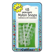 Collins Nylon 5/16" Iron Safe Snaps-18ct. small | MWS