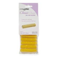 ConairPRO Classic Design Self Grip Rollers 3/8" - Yellow - 8 Ct | MWS