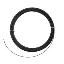 #19 Cotton Wrapped Millinery Wire - Black