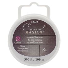 Cousin Cord Basics Clear Plastic #8 Monofilament - 360 ft 