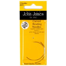 Curved Beading Needles - 2 ct