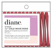 Diane Cold Wave 1/10" Rods - 12 Pack-Red