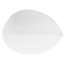 Dritz 3/8" Covered Tear Drop Raglan Shoulder Pads-1 Pair-White by Manhattan Wardrobe Supply