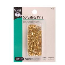 Dritz Brass Safety Pins 50ct. by Manhattan Wardrobe Supply