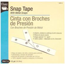Dritz Cotton Snap Tape - White