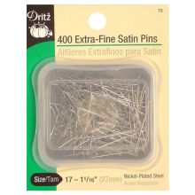 Dritz Silk Straight Pins (Size 17 1-1/16" long - 400ct.) by Manhattan Wardrobe Supply
