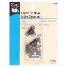 Dritz Skirt Hooks and Eyes 5/8" - 4 sets