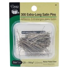 Dritz Straight Pins Size 21 - 1 5/16"- Needle Strength - 300ct. | MWS