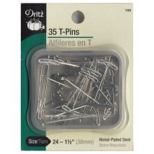 Dritz T-Pins - Size 24 1 1/2" - 35ct. by Manhattan Wardrobe Company