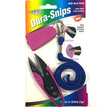 Dura Snips Squeeze Style Thread Snips w/ Neck Strap 4 3/4"