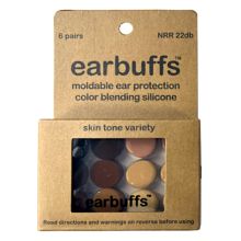 Earbuffs Moldable Ear Protection Color Blending Silicone - 6 Pair | MWS