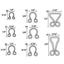 Hooks & Eyes - Clothing Fasteners - …