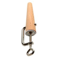 Fischbach & Miller Wooden Wig Block Holder with Clamping Screw