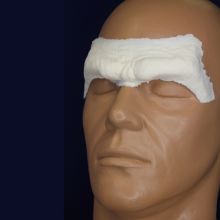 Rubber Wear Latex Prosthetic - Caveman Forehead |MWS
