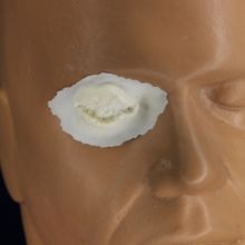 Rubber Wear Latex Prosthetic - Gouged Right Eye | MWS