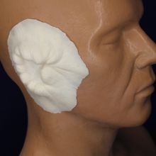 Rubber Wear Latex Prosthetic - Wrinkled Alien Ears (2) | MWS