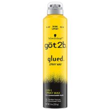 Schwarzkopf Got 2B Ultra Glued Spray Wax 2-In-1 Dual Spray - 8 oz