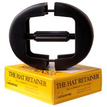 Hat Retainer - Black Oval Plastic by Manhattan Wardrobe Supply