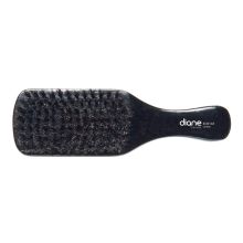 Diane 7" 9 Row 100% Soft Boar Bristle Club Brush