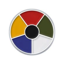 Kryolan 6 Color Rainbow Circle -1oz