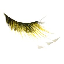Monda Studio Yellow w/White Feather Tip Lashes | MWS