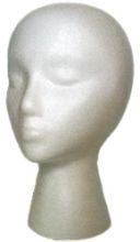 Styrofoam Wig Head - One Size