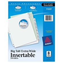 Avery Extra-Wide Page Dividers (Clear)