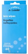 Leader Pre-Moistened Lens Cleaner Towelettes- 60ct