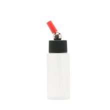 Iwata H. S. 2 oz. Translucent 60 ml Cylinder Bottle w/ Adaptor Cap