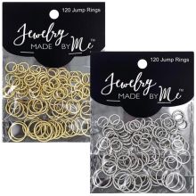 Jewelry Made By Me - Jump Rings - 3 Assorted Sizes 8mm, 10mm, 12mm - 120 pc | MWS
