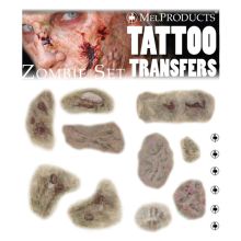 Mel Products Tattoo Transfers-Zombie Set