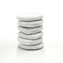 Mini Powder Puff / No Ribbon - Pack of 6 - White | MWS