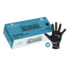 Olivia Garden Latex-Free Vinyl Gloves - Black 100 ct.