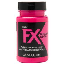 Plaid FX Flexible Acrylic Paint-3 oz. - Nuclear Neon | MWS