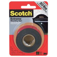 Scotch Extreme Double-Sided Mounting  Tape - 1" X 60"