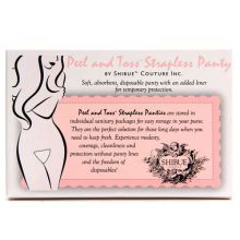 Shibue Couture Peel & Toss Disposable Panty - Cream by MWS Pro Beauty