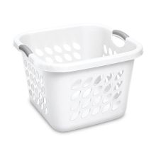 Sterilite Ultra Square Laundry Basket-1.5 Bushel - White | MWS
