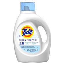 Tide Free And Clear - Liquid Laundry Detergent -2X -92oz.