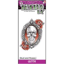 Tinsley Transfers Goth - Skull & Roses by MWS Pro Beauty