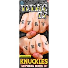 Tinsley Transfers Kit - Knuckles Traditional Alphabet by MWS Pro Beauty