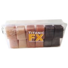 Titanic FX Prosthetic Gelatin 12 Cube - Flesh Sample Pack