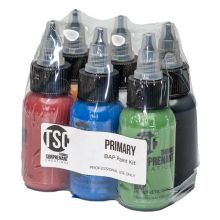 TS Creations BAP Prosthetic Paint - 6 x 1 oz. - Primary Kit | MWS
